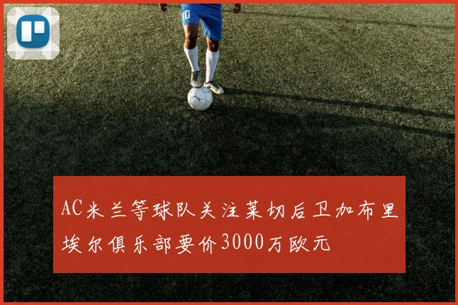 AC米兰等球队关注莱切后卫加布里埃尔俱乐部要价3000万欧元